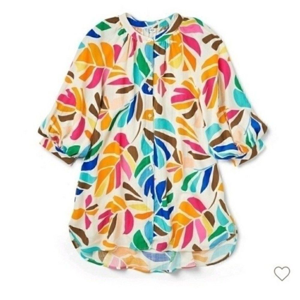 tabitha Brown for Target Botanical Mini Dress Top Size XS
